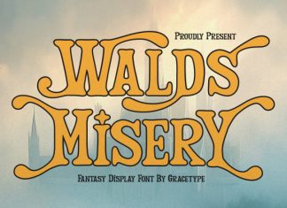 Walds Misery Font preview image 1