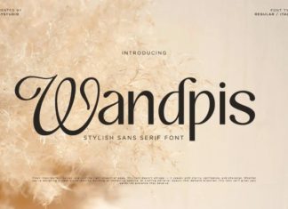 Wandpis Font preview image 1