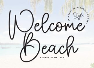 Welcome Beach Handwritten Font preview image 1
