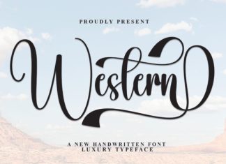 Western Handwriting Font preview image 1