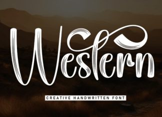 Western Script Typeface preview image 1