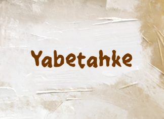 Yabetahke Font preview image 1