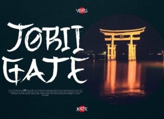 Yoru Kaze Font preview image 3