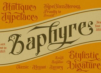 Zaphyre Font preview image 1