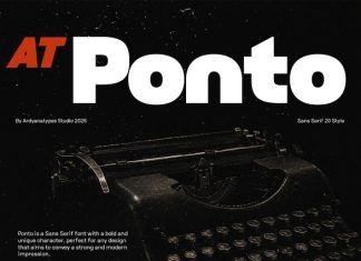 AT Ponto Font preview image 1