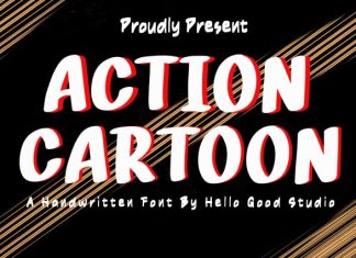 Action Cartoon Font preview image 1