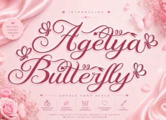 Agetya Butterfly Font preview image 1