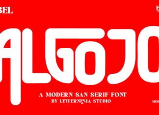 Algojo Font preview image 1
