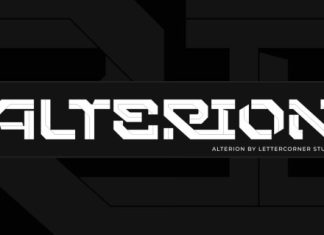 Alterion Font preview image 1