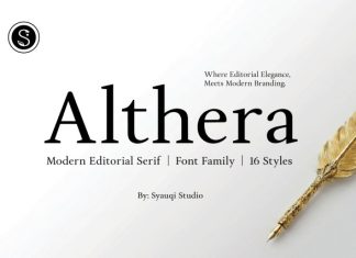 Althera Font preview image 1