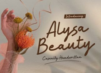 Alysa Beauty Font preview image 1