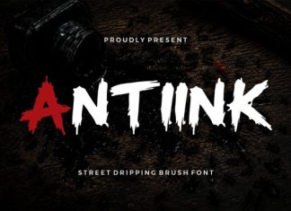 Antiink Font preview image 1