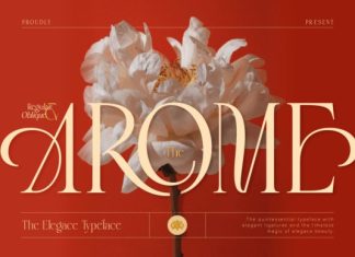 Arome Font preview image 1