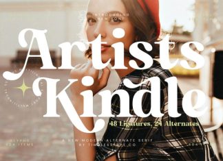 Artists Kindle Font preview image 1