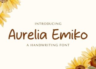 Aurelia Emiko Font preview image 1