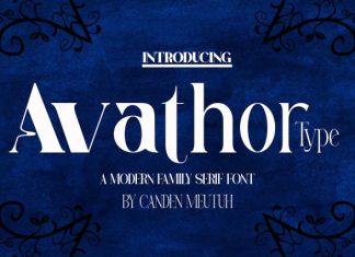 Avathor Font preview image 1