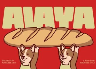 Avaya Font preview image 1