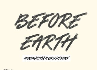 Before Earth Font preview image 1