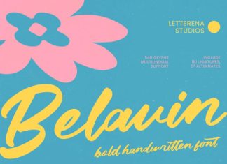 Belavin Font preview image 1