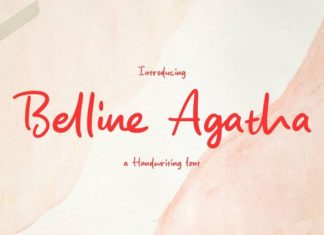 Belline Agatha Font preview image 1