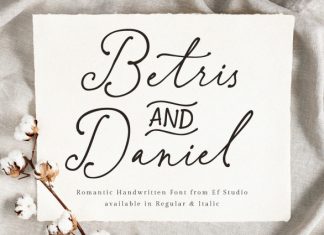 Betris & Daniel Font preview image 1