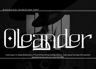 Biological Migration Font preview image 3