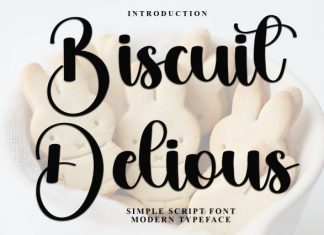 Biscuit Delious Font preview image 1