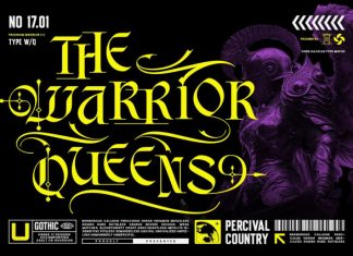 Black Morgana Font preview image 3