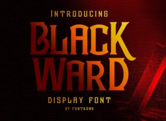 Blackward Font preview image 1