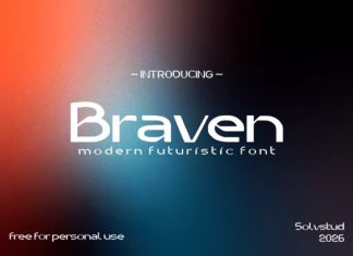 Braven Font preview image 1