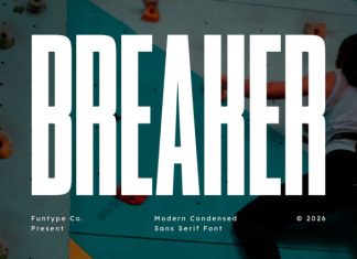 Breaker Font preview image 1
