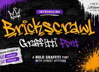 Brickscrawl Font preview image 1