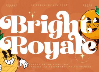 Bright Royale Font preview image 1