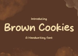Brown Cookies Font preview image 1