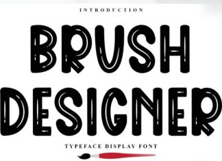 Brush Designer Font preview image 1
