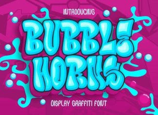 Bubble Horns Font preview image 1