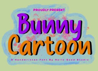 Bunny Cartoon Font preview image 1