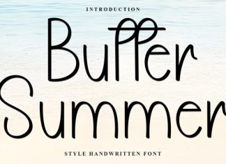 Butter Summer Font preview image 1