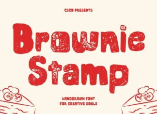 CS Brownie Stamp Font preview image 1