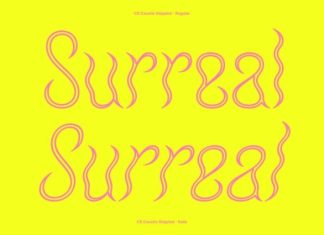 CS Caustic Stippled Font preview image 3