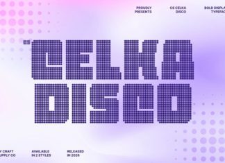 CS Celka Disco Font preview image 1
