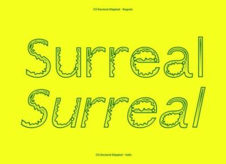 CS Decland Stippled Font preview image 3