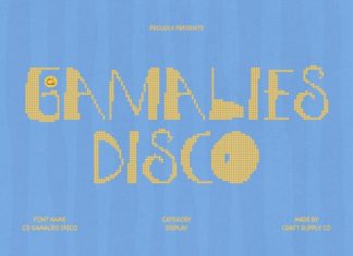 CS Gamalies Disco Font preview image 1