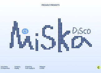 CS Miska Disco Font preview image 1