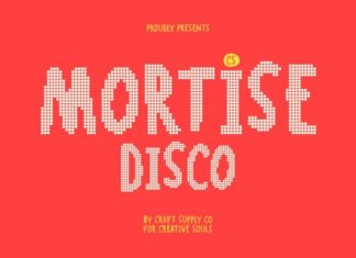 CS Mortise Disco Font preview image 1