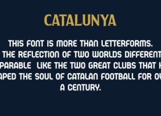 Catalunya Font preview image 3