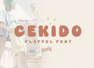 Cekido Font preview image 1