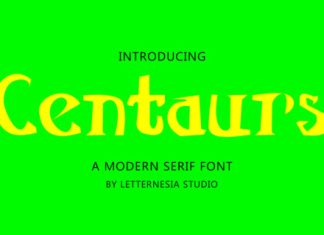 Centaurs Font preview image 1