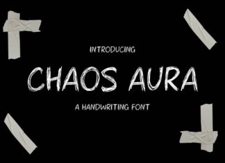 Chaos Aura Font preview image 1
