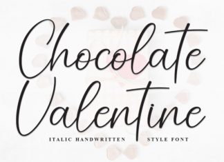 Chocolate Valentine Font preview image 1